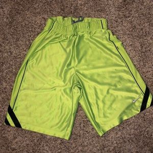 neon nike basketball shorts